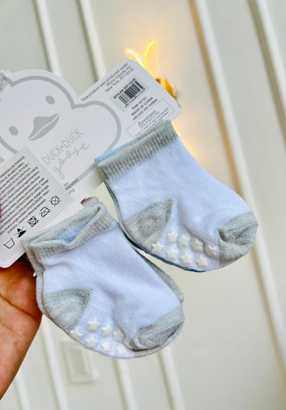 SET MEDIAS PLUSH ¨DUCK DUCK GOOSE¨ X3 - 0 A 12 MESES