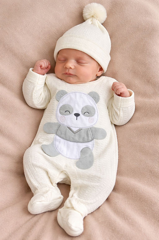 SET PRIMER DIA PARA RECIEN NACIDA - 8 PIEZAS EN ALGODON SUAVE