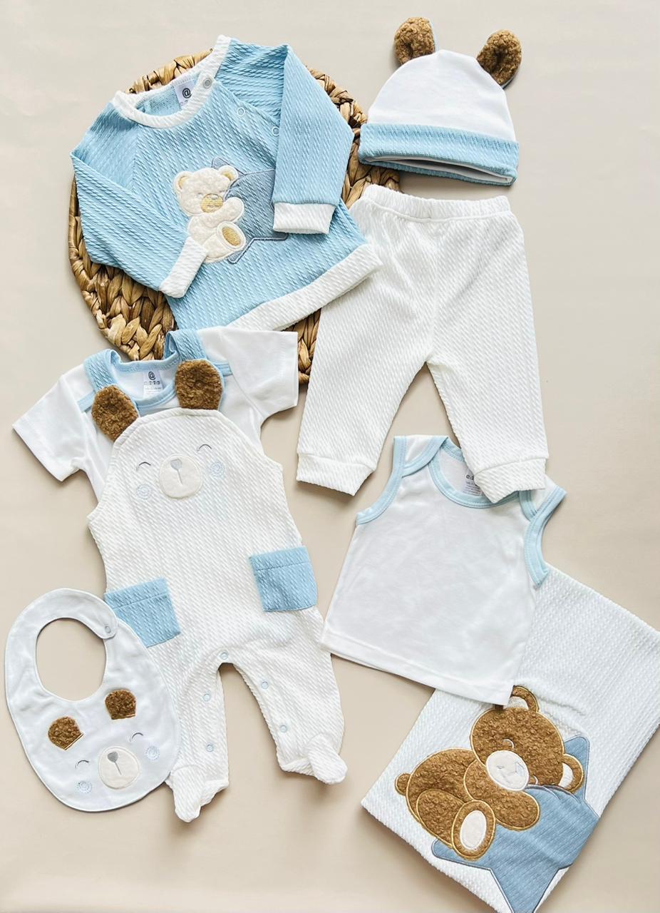 SET COMPLETO PREMIUM PARA RECIÉN NACIDO – CONFORT, TERNURA Y ESTILO DESDE EL PRIMER DÍA