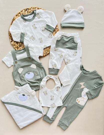 SET COMPLETO PREMIUM PARA RECIÉN NACIDO – TERNURA, CONFORT Y ESTILO EN CADA DETALLE