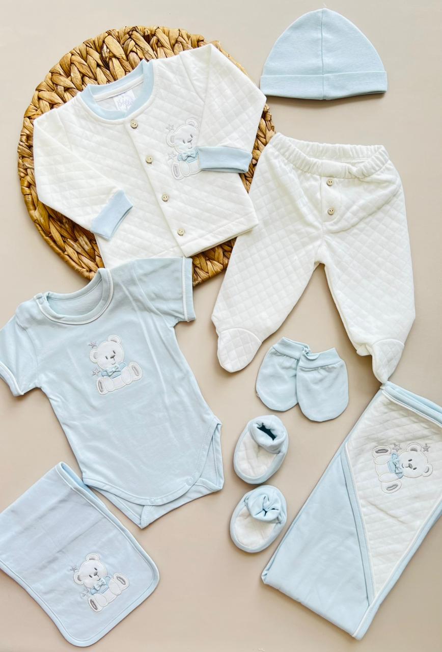 SET COMPLETO PREMIUM PARA RECIÉN NACIDO – TERNURA, CONFORT Y ESTILO EN CADA DETALLE