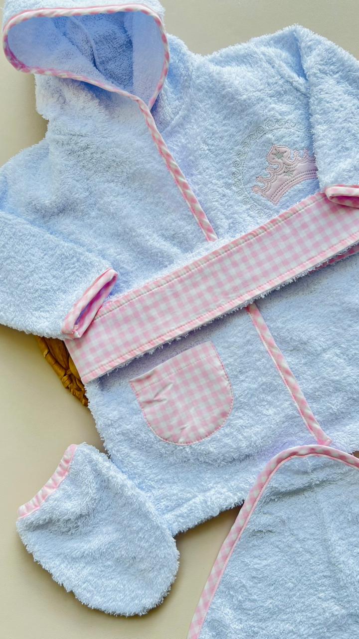 SET DE BAÑO 4 PIEZAS PARA BEBÉ - EDICION PRINCESA