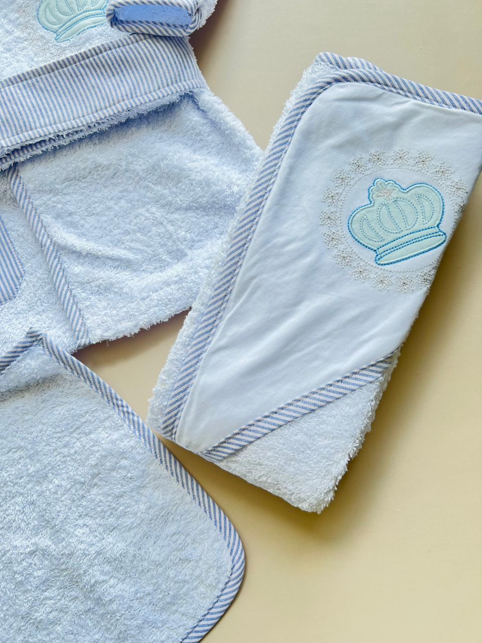 SET DE BAÑO 4 PIEZAS PARA BEBÉ - EDICION PRINCIPE