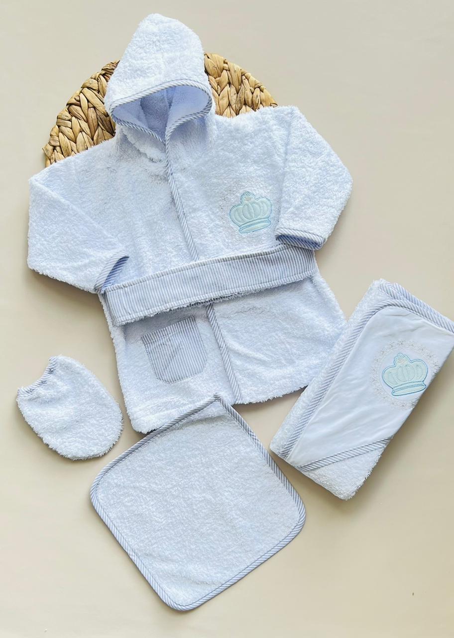 SET DE BAÑO 4 PIEZAS PARA BEBÉ - EDICION PRINCIPE