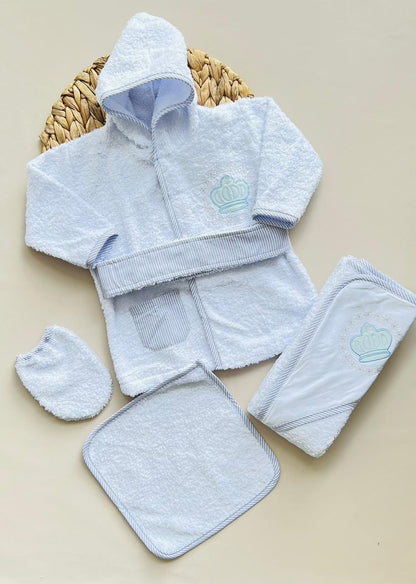 SET DE BAÑO 4 PIEZAS PARA BEBÉ - EDICION PRINCIPE