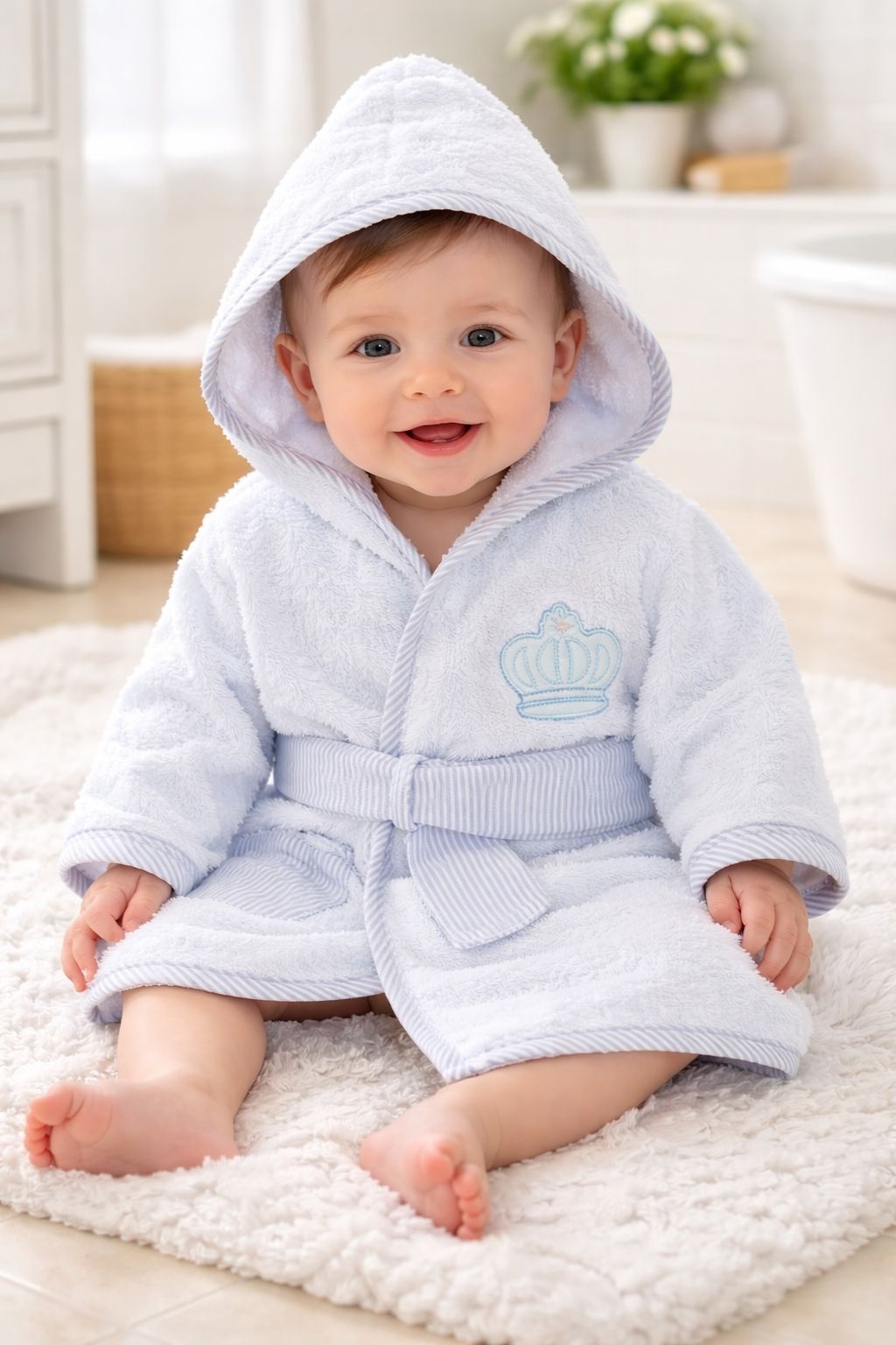SET DE BAÑO 4 PIEZAS PARA BEBÉ - EDICION PRINCIPE