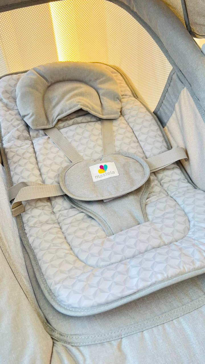 SILLA MECEDORA ELECTRICA AURA GRIS