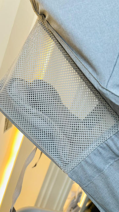 SILLA MECEDORA ELECTRICA AURA GRIS