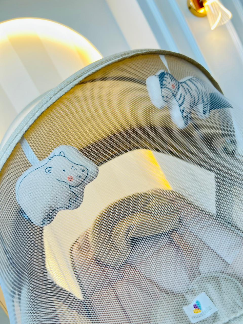 SILLA MECEDORA ELECTRICA AURA BEIGE