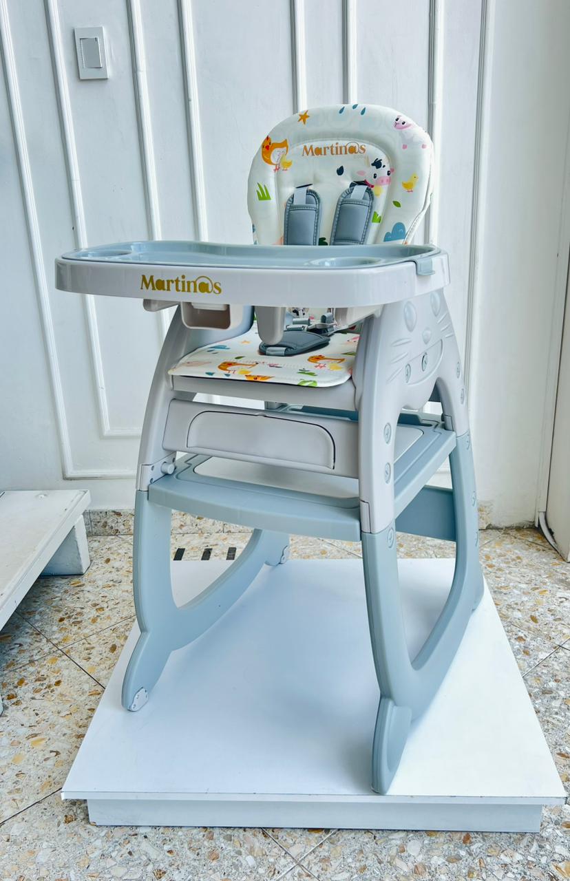 SILLA COMEDOR - MARTINAS - 4 EN 1 - COLOR GRIS