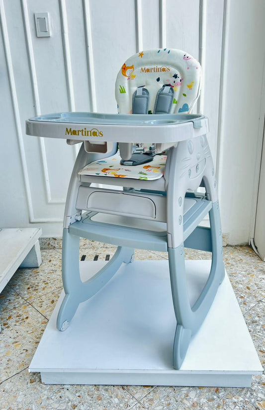 SILLA COMEDOR - MARTINAS - 4 EN 1 - COLOR GRIS