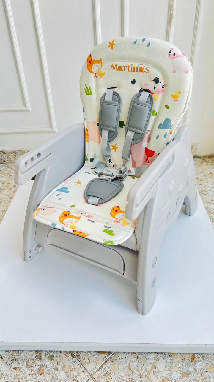 SILLA COMEDOR - MARTINAS - 4 EN 1 - COLOR GRIS