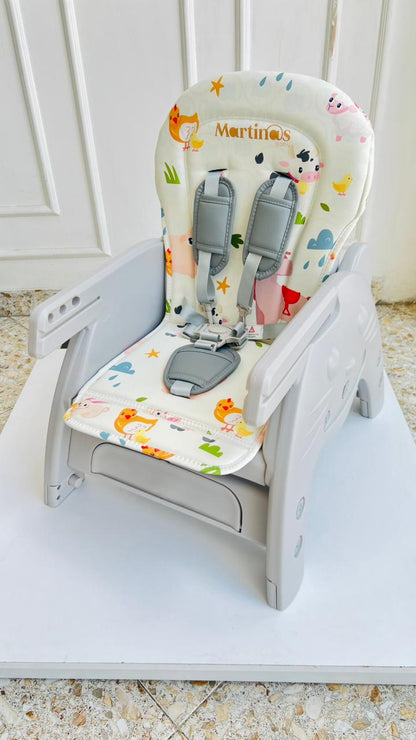 SILLA COMEDOR - MARTINAS - 4 EN 1 - COLOR GRIS