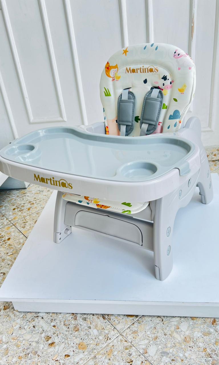 SILLA COMEDOR - MARTINAS - 4 EN 1 - COLOR GRIS