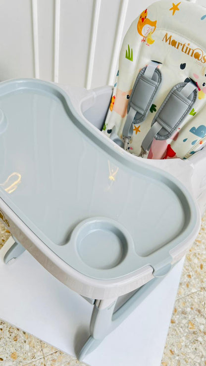 SILLA COMEDOR - MARTINAS - 4 EN 1 - COLOR GRIS