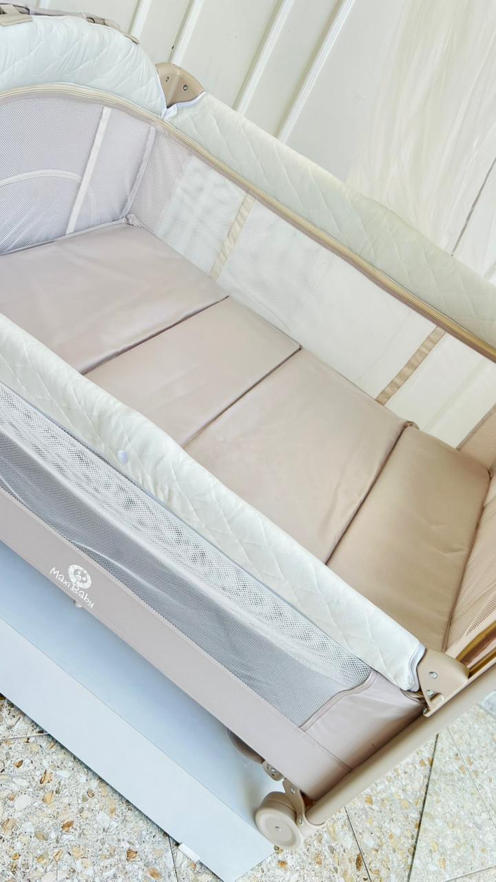 CORRAL COLECHO MULTIFUNCIONAL GALAXY CON MOISES - COLOR BEIGE