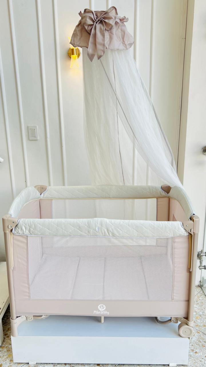 CORRAL COLECHO MULTIFUNCIONAL GALAXY CON MOISES - COLOR BEIGE