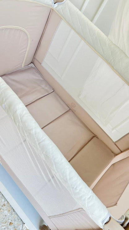 CORRAL COLECHO MULTIFUNCIONAL GALAXY CON MOISES - COLOR BEIGE