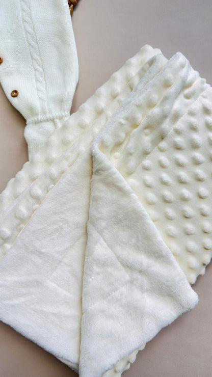 SET MARA TEJIDO PREMIUM - ELEGANCIA Y SUAVIDAD - COLOR BLANCO
