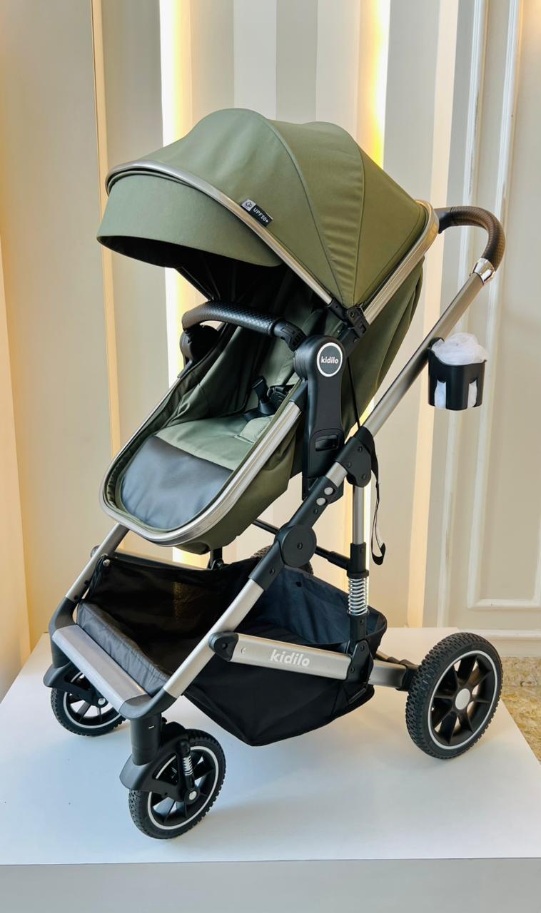 COCHE MOISES KIDILO - COLOR VERDE MILITAR