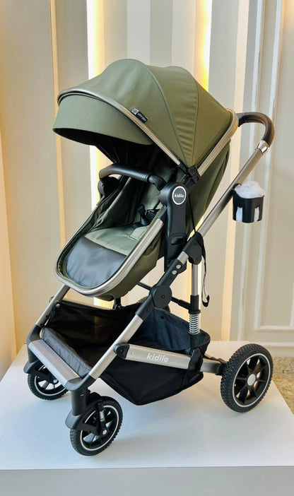 COCHE MOISES KIDILO - COLOR VERDE MILITAR