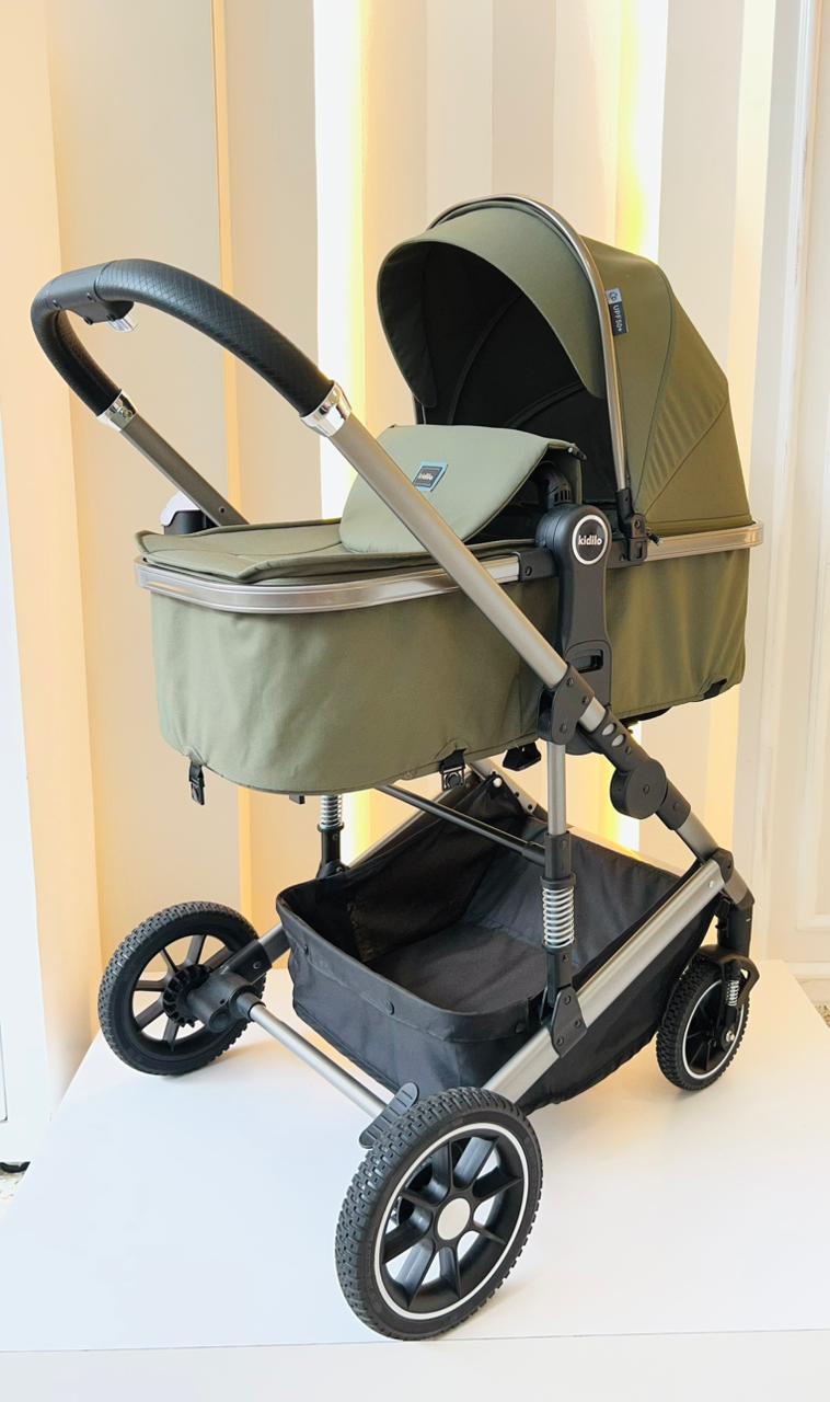 COCHE MOISES KIDILO - COLOR VERDE MILITAR
