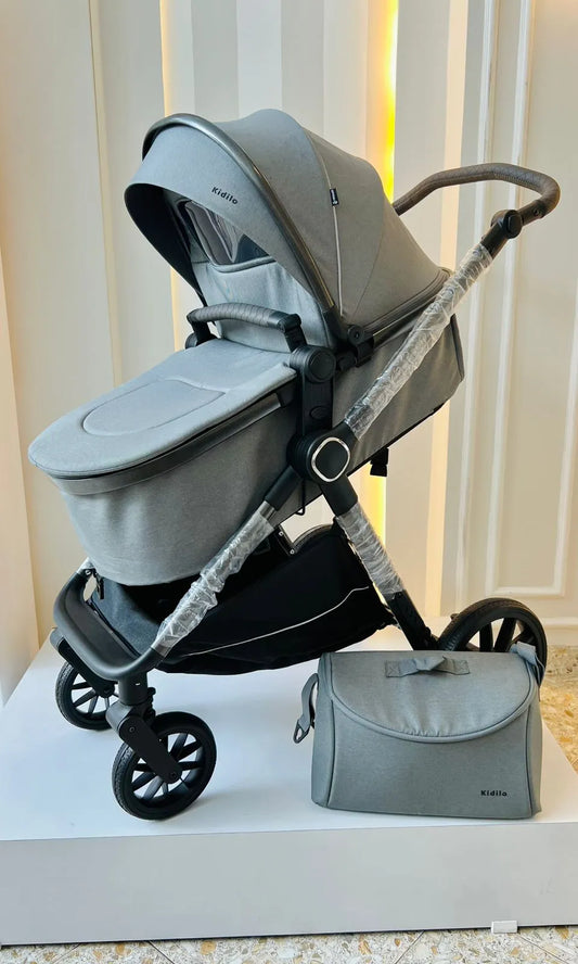 COCHE MOISES KIDILO - COLOR GRIS