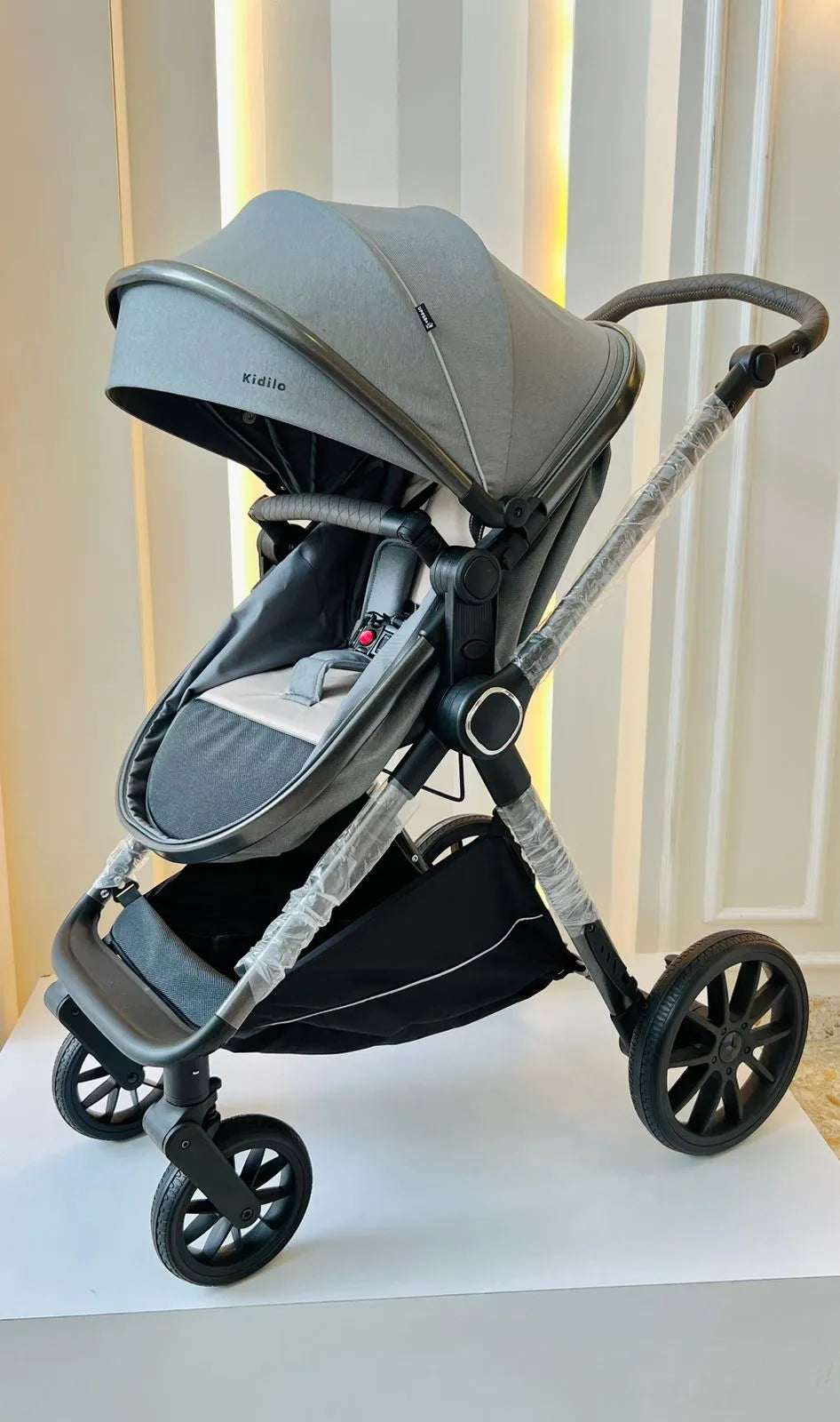 COCHE MOISES KIDILO - COLOR GRIS