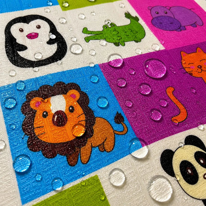 TAPETE DE GATEO DOBLE FAZ - DISEÑO ZOOLOGICO