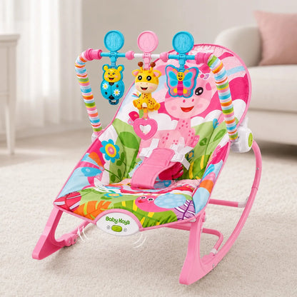 SILLA MECEDORA PARA BEBÉ MULTIFUNCIONAL - DISEÑO GIRAFA
