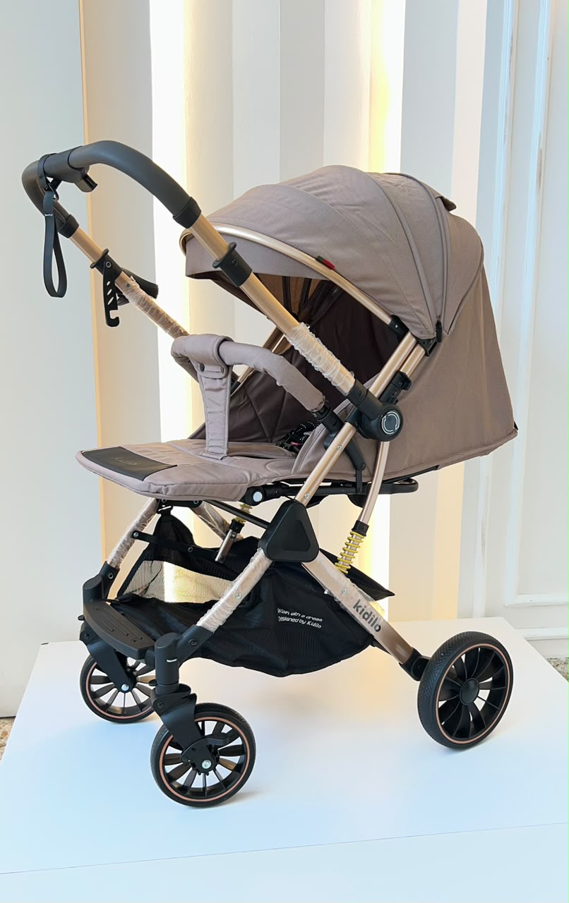 COCHE MALETA ÓPALO KIDILO- BEIGE |MARA BABY TIENDA