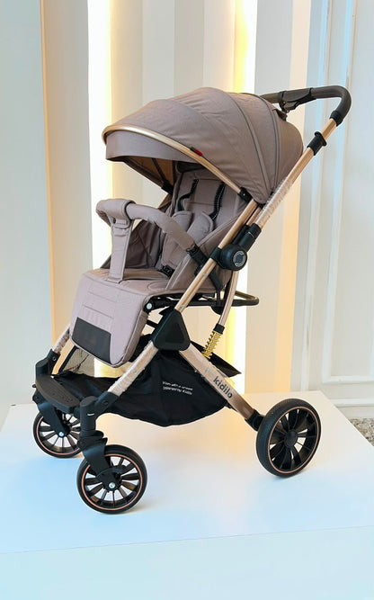 COCHE MALETA ÓPALO KIDILO- BEIGE |MARA BABY TIENDA