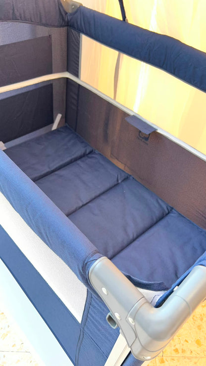 Cuna de Viaje Multifuncional Cool Baby – Toldo, Móvil y Cambiador Incluidos