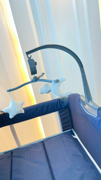 Cuna de Viaje Multifuncional Cool Baby – Toldo, Móvil y Cambiador Incluidos