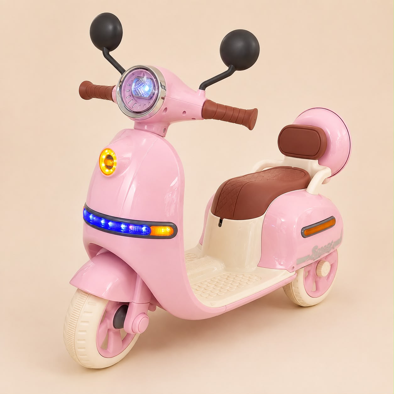 Moto Scooter Eléctrica para Niños YQ-668 - Rosa