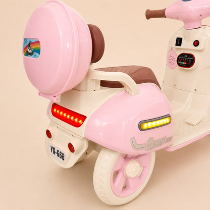 Moto Scooter Eléctrica para Niños YQ-668 - Rosa