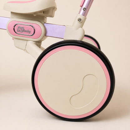 Triciclo Bicicleta de Balance 4 en 1 para Bebé y Niño Rosado