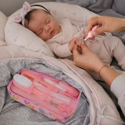 Kit de Cuidado e Higiene para Bebé 20 en 1 - Rosado