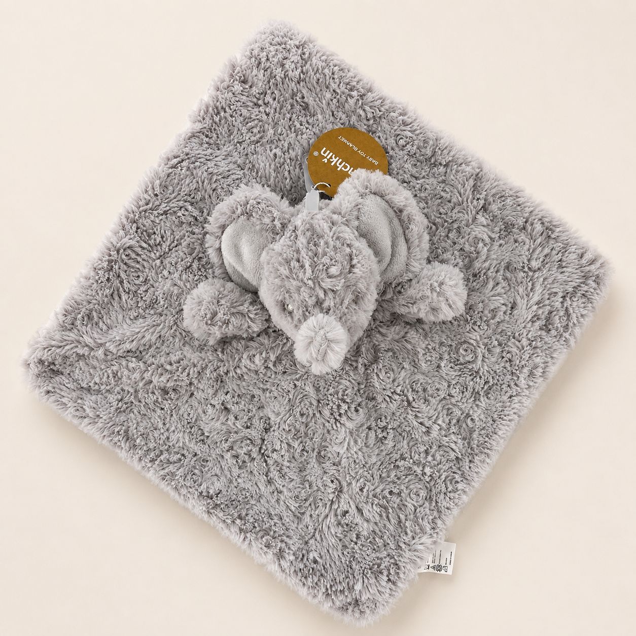 Peluche de Apego Elefante Gris para Bebé