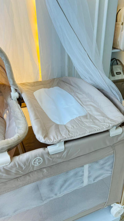Corral Dubai Coolbaby 5 en 1 con Cambiador, Moisés y Mecedora