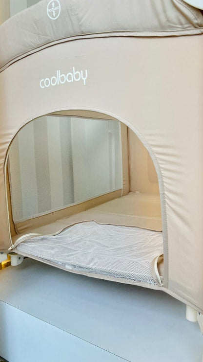 Corral Dubai Coolbaby 5 en 1 con Cambiador, Moisés y Mecedora