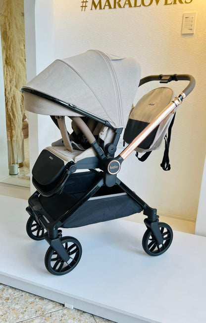 Kidilo Santorini – Coche de Bebé Beige