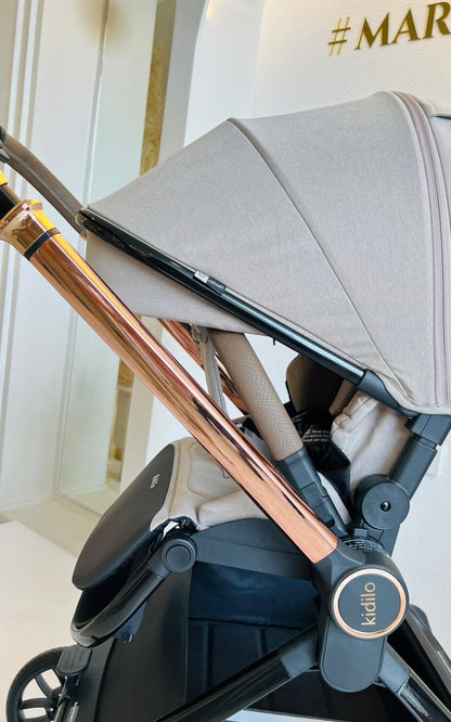 Kidilo Santorini – Coche de Bebé Beige
