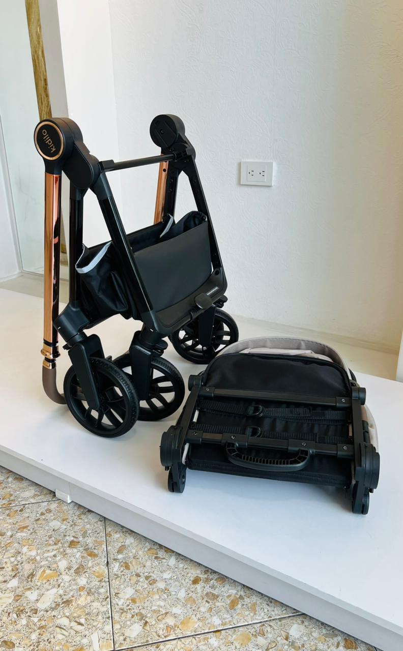 Kidilo Santorini – Coche de Bebé Beige