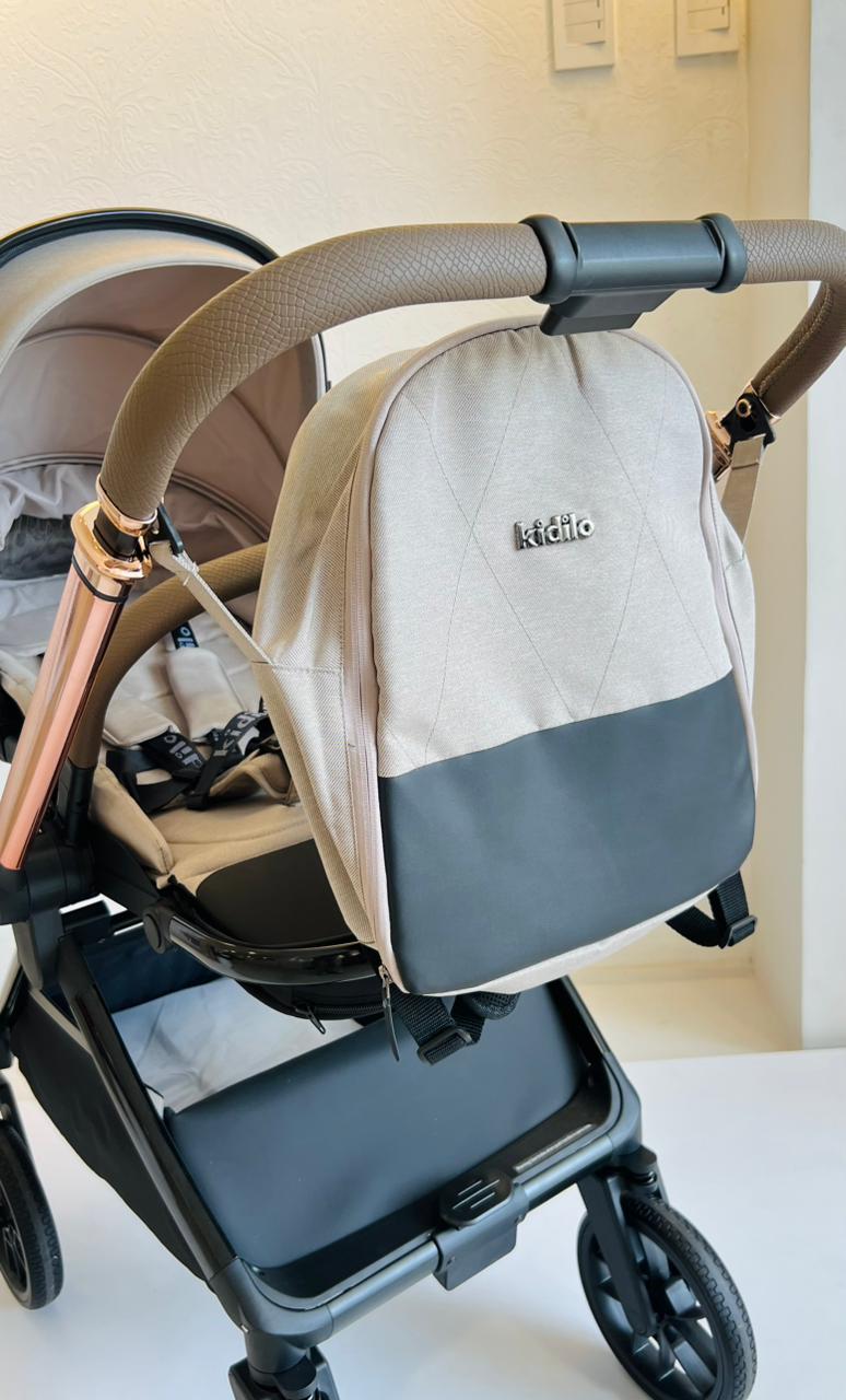 Kidilo Santorini – Coche de Bebé Beige