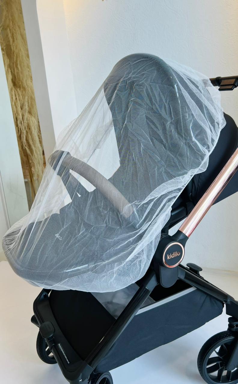 Kidilo Santorini – Coche de Bebé Negro