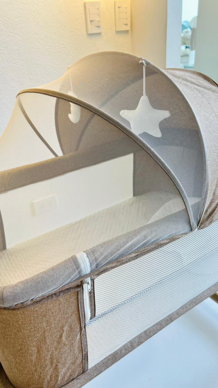 Colecho Eléctrico Cool Baby Khaki Oscuro