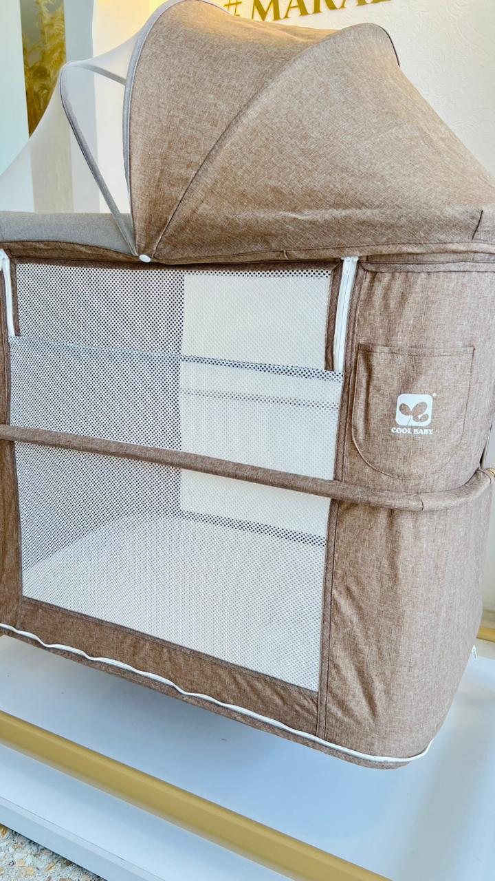 Colecho Eléctrico Cool Baby Khaki Oscuro