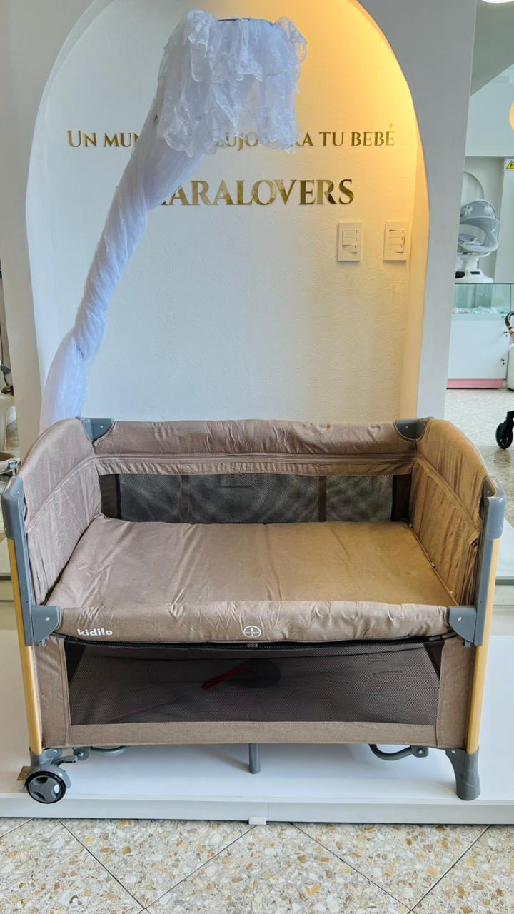 Cuna Corral Kidilo – Sistema 5 en 1 con Moisés y Cambiador