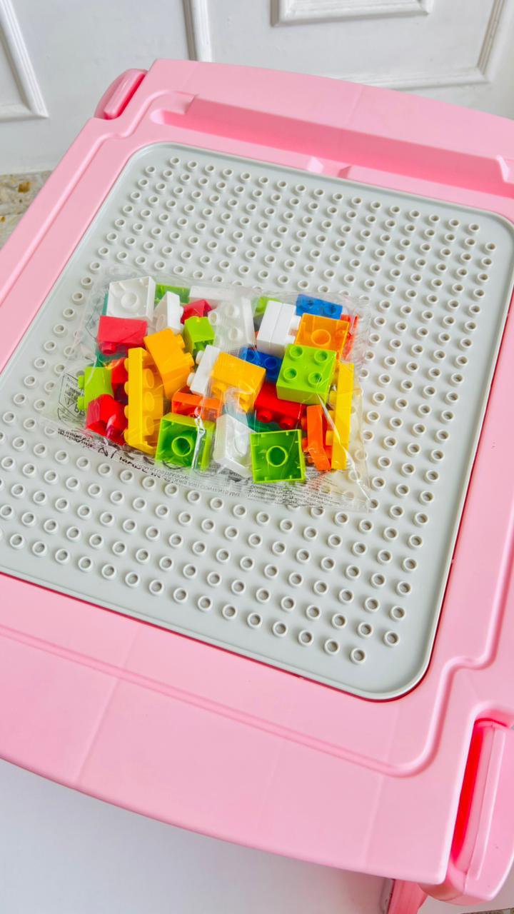 Silla de Comer Multifuncional Martinos Baby – Rosa Animales